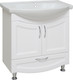 Миниатюра изображения товара Тумба под умывальник Runo Неаполь 75 (напольная, белый)