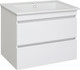 Миниатюра изображения товара Тумба под умывальник Runo Манхэттен 75 (подвесная, белый)