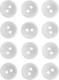 Миниатюра изображения товара Набор пуговиц Sentex P-001-11.5/2 (12шт, белый)