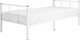 Миниатюра изображения товара Односпальная кровать Князев Мебель Турнео 1 ТУ1.80.200.Б (белый муар)