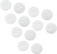 Миниатюра изображения товара Набор пуговиц Sentex P-002-18/2 (12шт, белый матовый)