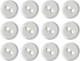 Миниатюра изображения товара Набор пуговиц Sentex P-002-18/2 (12шт, прозрачный)
