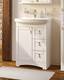 Миниатюра изображения товара Тумба под умывальник Runo Мерида 60 (напольная, белый)