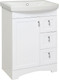 Миниатюра изображения товара Тумба под умывальник Runo Мерида 60 (напольная, белый)