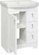 Миниатюра изображения товара Тумба под умывальник Runo Мерида 60 (напольная, белый)