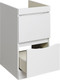 Миниатюра изображения товара Тумба под умывальник Runo Орион 45 2 ящика (напольная, белый)