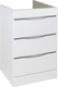 Миниатюра изображения товара Тумба под умывальник Runo Орион 60 3 ящика (напольная, белый)