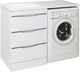 Миниатюра изображения товара Тумба под умывальник Runo Орион 60 3 ящика (напольная, белый)