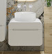 Миниатюра изображения товара Тумба под умывальник Runo Ницца 60 (подвесная, белый)