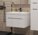 Миниатюра изображения товара Тумба под умывальник Runo Парма 75 3 двери (подвесная)