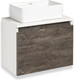 Миниатюра изображения товара Тумба под умывальник Runo Бари 50 (подвесная, железный камень)