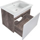 Миниатюра изображения товара Тумба под умывальник Runo Модена 75 (подвесная, железный камень)