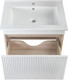 Миниатюра изображения товара Тумба под умывальник Runo Модена 75 (подвесная, крафтовый дуб)
