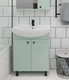 Миниатюра изображения товара Тумба под умывальник Runo Римини 65 (напольная, мята)