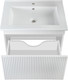 Миниатюра изображения товара Тумба под умывальник Runo Модена 65 (подвесная, белый)