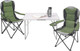 Миниатюра изображения товара Комплект складной мебели Sundays ZC-CT004/ZC-CC102 (серый/зеленый)