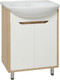 Миниатюра изображения товара Тумба под умывальник Runo Эко 60 (напольная, белый/лиственница)