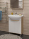 Миниатюра изображения товара Тумба под умывальник Runo Эко 60 (напольная, белый/лиственница)