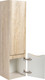 Миниатюра изображения товара Шкаф-полупенал для ванной Runo Тоскана (подвесной, светлое дерево)