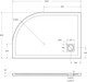 Миниатюра изображения товара Душевой поддон BelBagno TRAY-MR-UNO-RH-120/80-550-35-W-L-BO