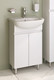 Миниатюра изображения товара Тумба под умывальник Runo Лада 50 (напольная, белый)