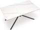 Миниатюра изображения товара Обеденный стол Halmar Vitorino (белый мрамор/черный)