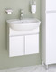 Миниатюра изображения товара Тумба под умывальник Runo Лада 50 (подвесная, белый)
