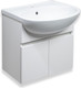 Миниатюра изображения товара Тумба под умывальник Runo Лада 60 (подвесная, белый)