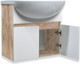 Миниатюра изображения товара Тумба под умывальник Runo Лада 50 (подвесная, крафтовый дуб)
