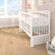 Миниатюра изображения товара Детская кроватка Атон Baby Master Ariel 03 маятник ЛДСП (белая аляска)