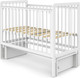 Миниатюра изображения товара Детская кроватка Атон Baby Master Ariel 03 маятник ЛДСП (белая аляска)