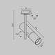 Миниатюра изображения товара Трековый светильник Maytoni Elti Unity TR005-1-GU10-BG