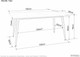 Миниатюра изображения товара Обеденный стол Signal Rion 160x90x76 (черный)