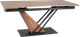 Миниатюра изображения товара Обеденный стол Signal Genesis Legno 180-240x90x75 (эффект дерева/дуб/черный)