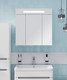 Миниатюра изображения товара Шкаф с зеркалом для ванной Runo Парма 75