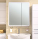 Миниатюра изображения товара Шкаф с зеркалом для ванной Runo Эрика 70