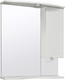 Миниатюра изображения товара Шкаф с зеркалом для ванной Runo Милано 65 правый