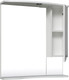 Миниатюра изображения товара Шкаф с зеркалом для ванной Runo Милано 75 правый
