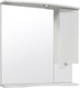 Миниатюра изображения товара Шкаф с зеркалом для ванной Runo Милано 75 правый