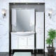 Миниатюра изображения товара Шкаф с зеркалом для ванной Runo Севилья 105