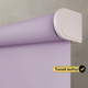 Миниатюра изображения товара Рулонная электроштора НеоФьюжен Эден 200 190х200 левая (лавандовый, белая фурнитура)