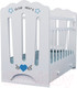 Миниатюра изображения товара Детская кроватка VDK Little Heart маятник-ящик (белый)