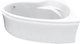 Миниатюра изображения товара Ванна акриловая Bonito Home Emilia 150x95 R / BH-EM-103-150P/St (с ножками и экраном)
