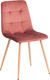 Миниатюра изображения товара Стул Tetchair Chilly велюр/металл (коралловый/натуральный)