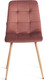 Миниатюра изображения товара Стул Tetchair Chilly велюр/металл (коралловый/натуральный)