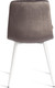 Миниатюра изображения товара Стул Tetchair Chilly велюр/металл (темно-серый/белый)