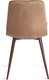 Миниатюра изображения товара Набор стульев Tetchair Chilly велюр/металл (2шт, коричневый/орех)
