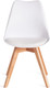 Миниатюра изображения товара Набор стульев Tetchair Tulip дерево/пластик/экокожа (2шт, белый)