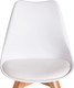 Миниатюра изображения товара Набор стульев Tetchair Tulip дерево/пластик/экокожа (2шт, белый)