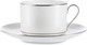 Миниатюра изображения товара Чашка с блюдцем Narumi Белый жемчуг NAR-52457-2762/52457-5706